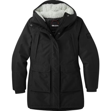 Women's Stormcraft down parka Outdoor Research, black