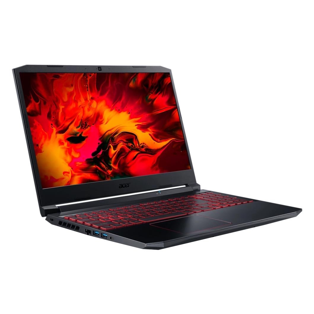 لابتوب ألعاب Acer Nitro 5 مقاس 15.6 بوصة، 8 جيجابايت/256 جيجابايت، Core i5-10300H، RTX 3050، أسود، لوحة مفاتيح إنجليزية