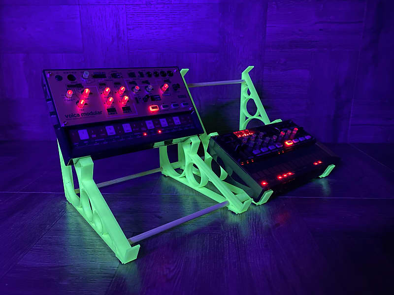 X4 2-tier stand for all KORG Volca series modules - Special Edition LUMINESCENT - from KZcraftworks Volca / FM / Sample / Keys / Modular / Bass / Beats