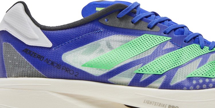 Adidas Adizero Adios Pro 2 'Sonic Ink Screaming Green' Sneakers, Purple