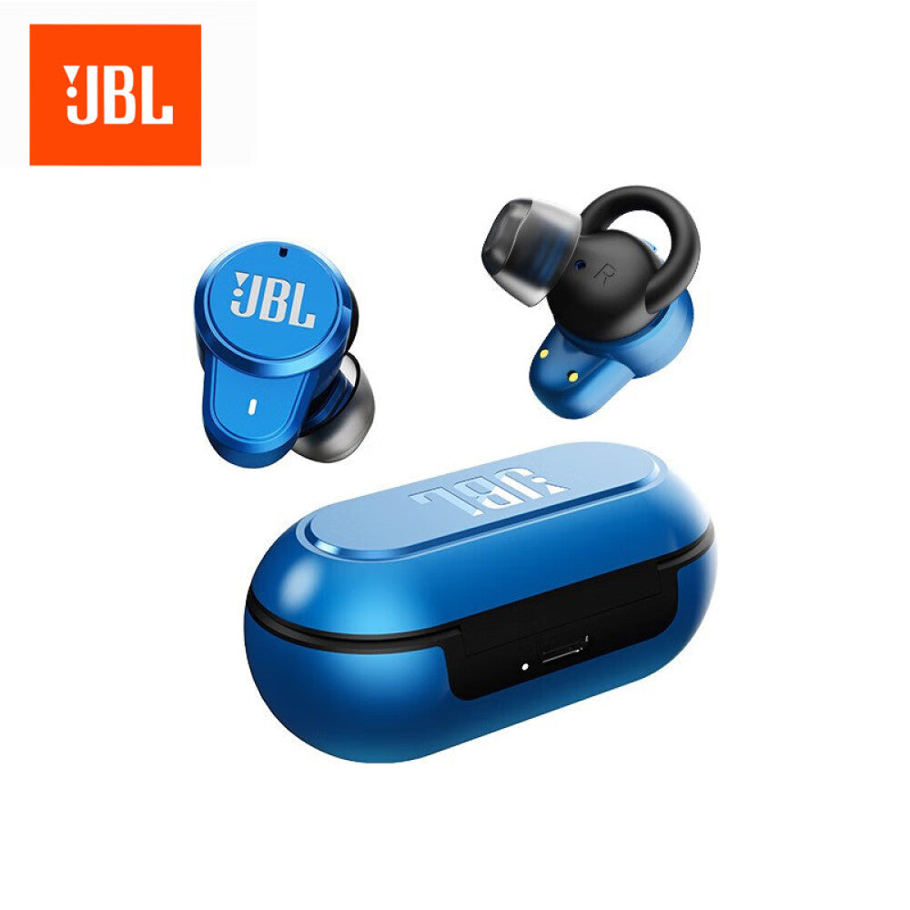 سماعات JBL T280TWS PRO اللاسلكية مع خاصية إلغاء الضوضاء النشطة، باللون الأزرق