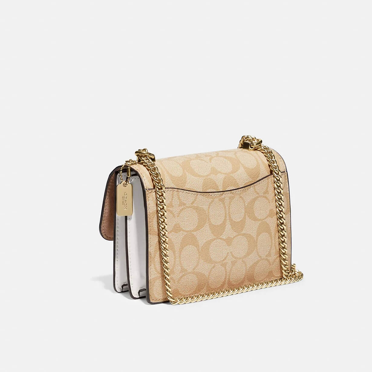 Coach Outlet Klare Mini Crossbody Bag, Gold/Light Khaki