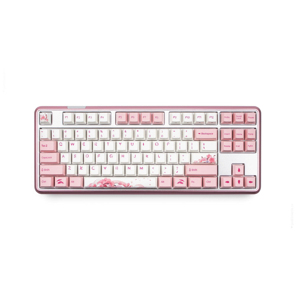 Mechanical gaming wired keyboard Varmilo Sword 2-87, EC V2 Rose, white/pink English layout