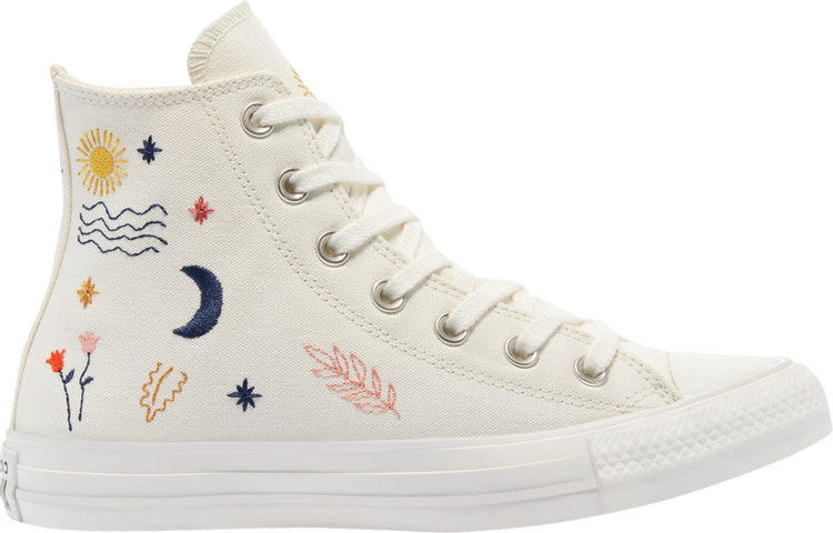 Converse Wmns Chuck Taylor All Star High Its Okay To Wander sneakers, cream