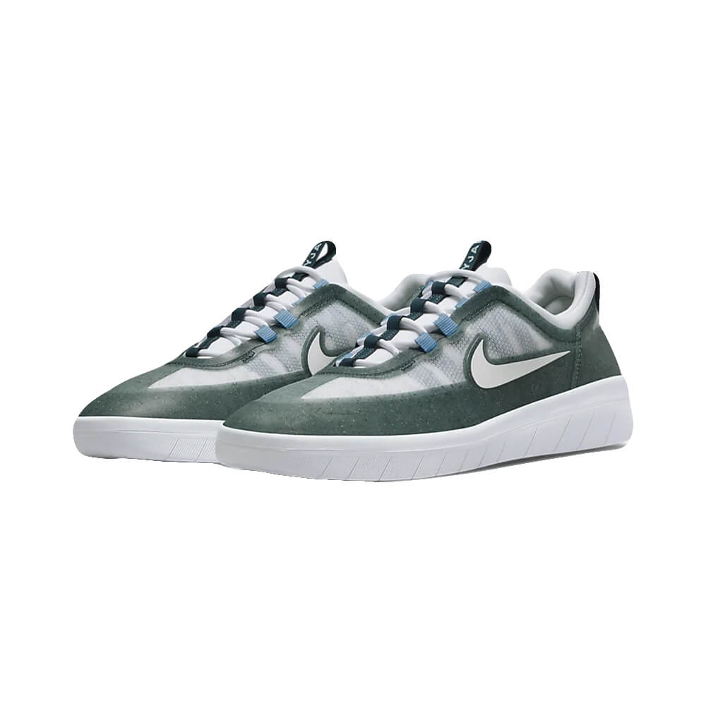 حذاء تزلج Nike SB Nyjah Free 2 Premium باللون الأخضر/الأبيض