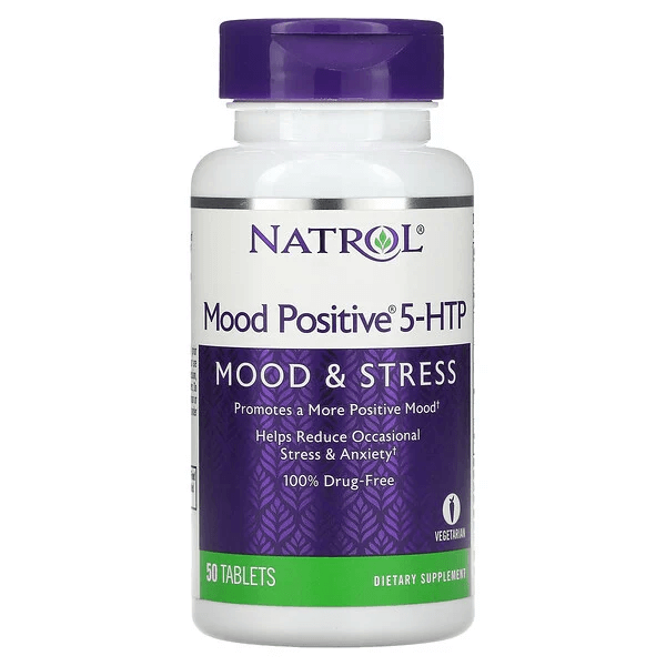 Mood Positive 5-HTP, 50 Tablets, Natrol