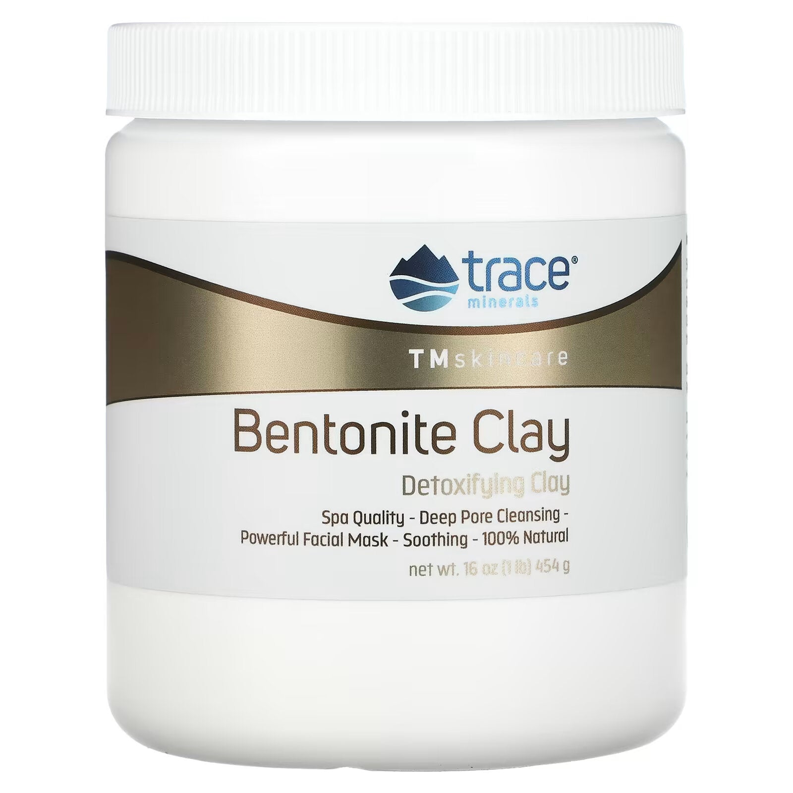 Trace Minerals Bentonite Clay, 454 g