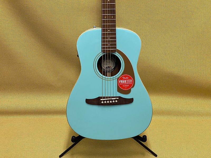 097-0722-008 Fender Malibu CA Series Player Acoustic/Electric Guitar Aqua Splash 097-0722-008 Fender Malibu CA Series Player Acoustic/Electric Guitar Aqua Splash