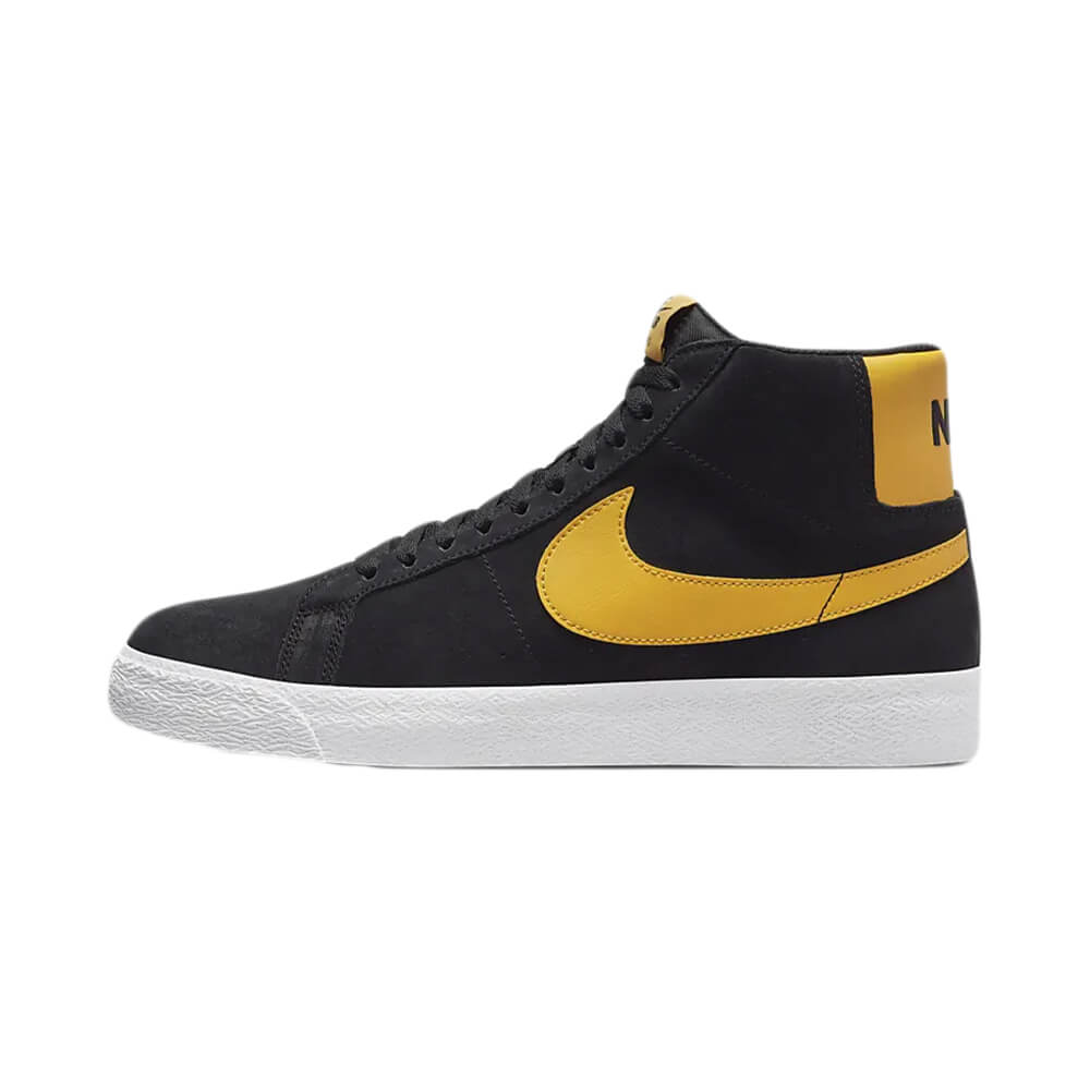 حذاء Nike SB Zoom Blazer Mid للتزلج، أسود/أصفر