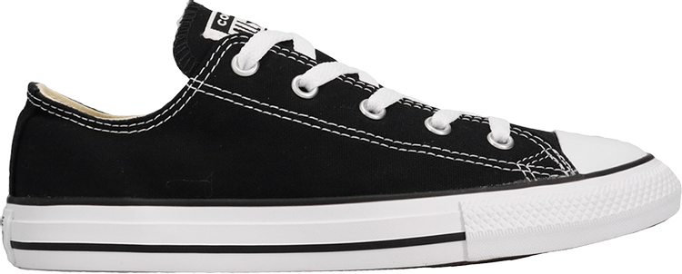 Converse Chuck Taylor All Star Ox GS Black White Sneakers, black