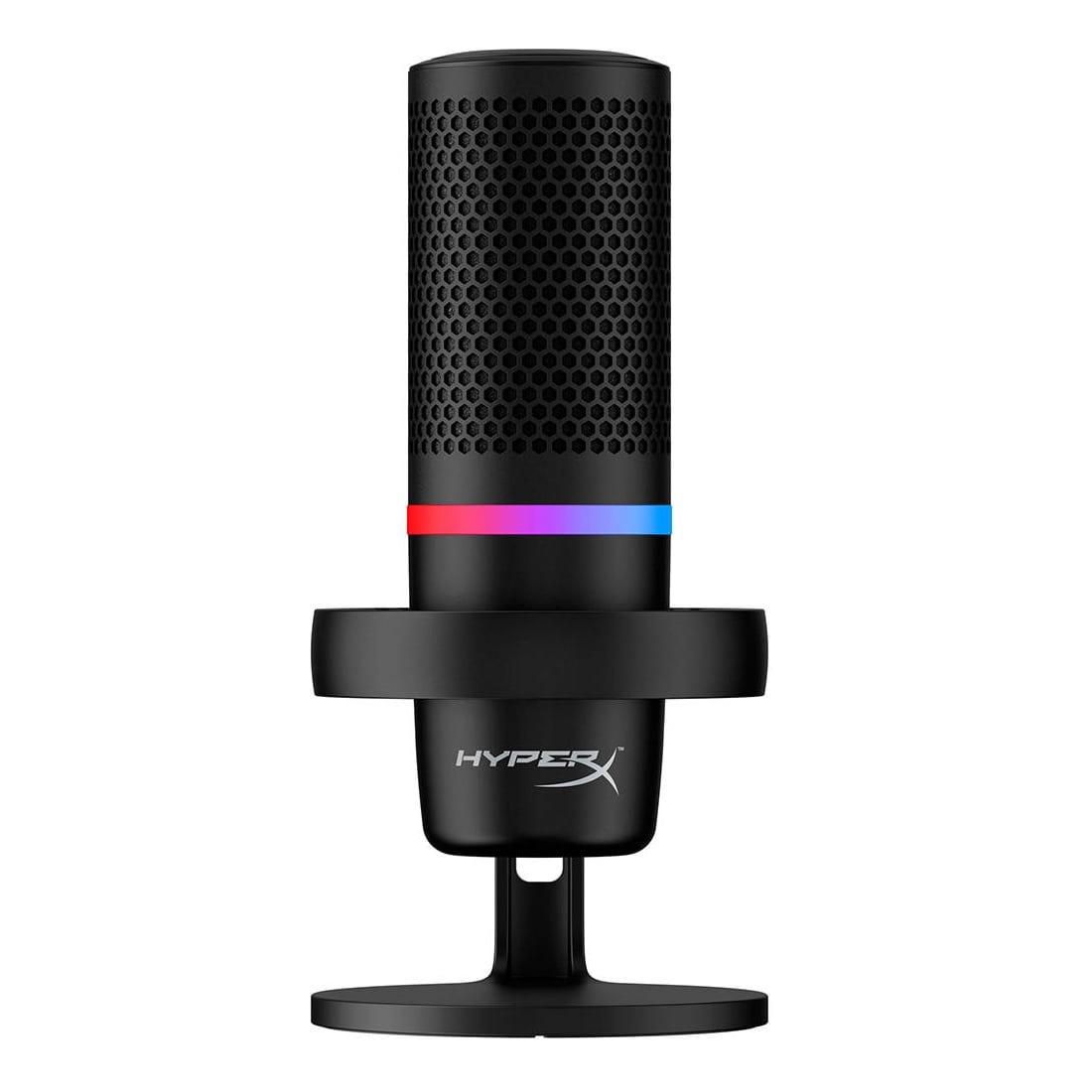 HyperX Duocast RGB USB Microphone, black