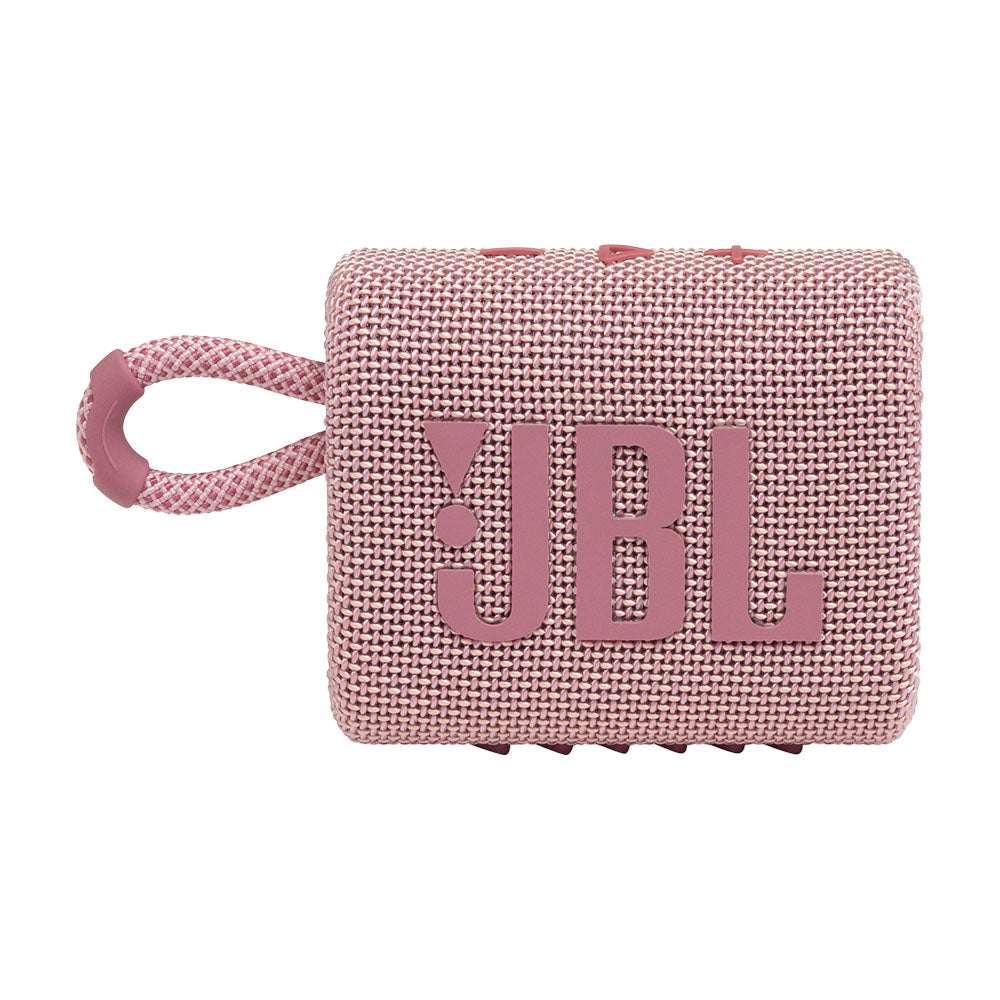 JBL Go 3 portable speaker system, pink