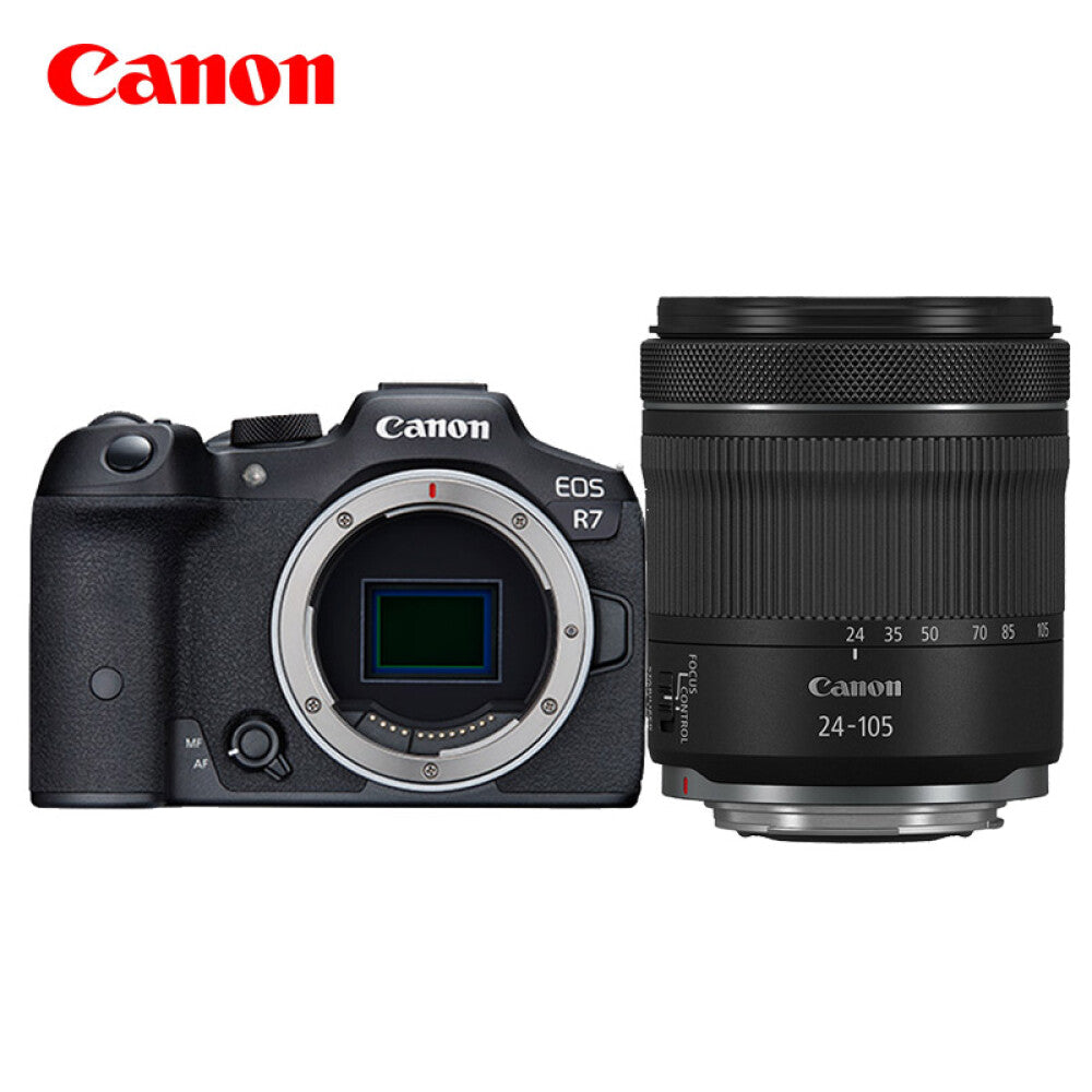 Canon EOS R7 4K RF 24-105mm camera with 256G memory card