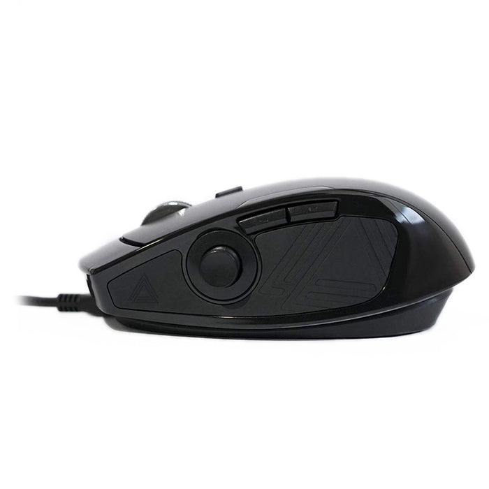 Wired gaming mouse Lexip PU94 with 2 mini-joysticks, black