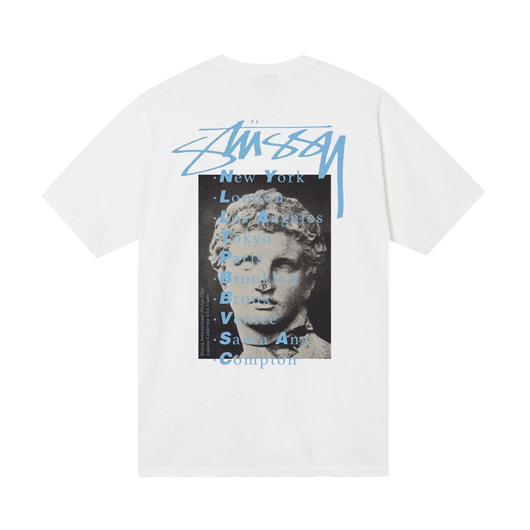 Stussy Statue Pigment Dyed Tee 'Natural', white