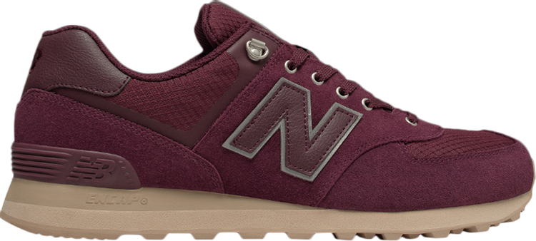 New Balance 574 Outdoor Activist 'Burgundy' Sneakers, Red