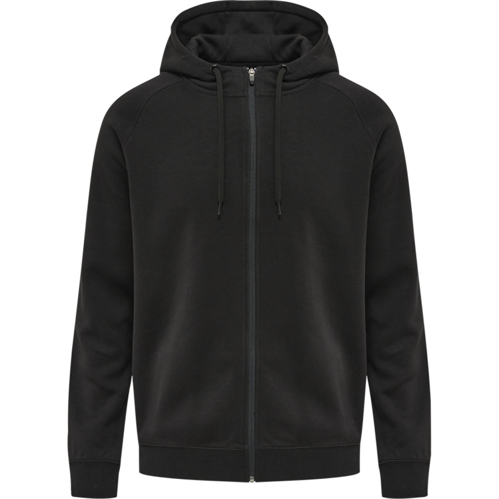 Hmlred Classic Zip Hoodie Hoodie Mens HUMMEL, black