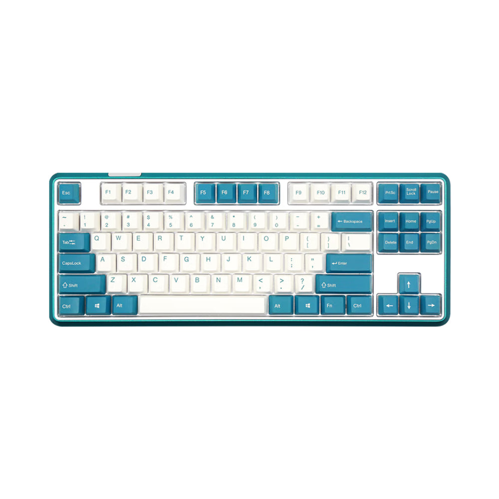 Mechanical gaming wired keyboard Varmilo Sword 2-87, EC V2 Sakura, green/white English layout