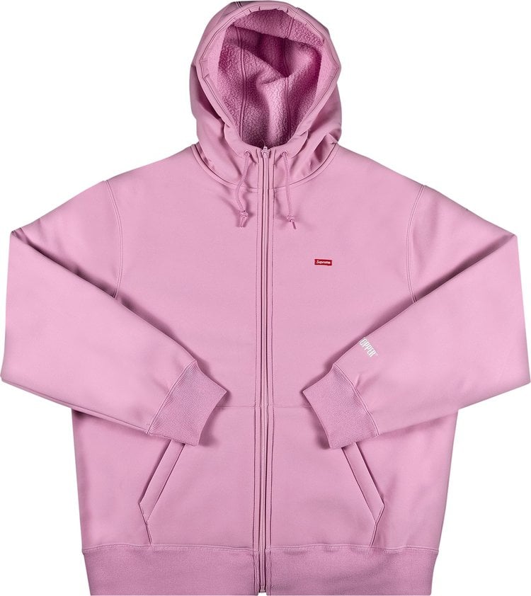 Supreme x WINDSTOPPER Zip Up Hooded Sweatshirt 'Pink', Pink