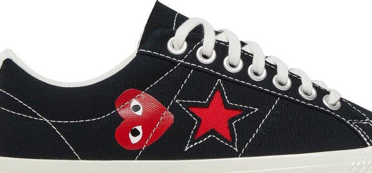 Sneakers Converse Comme des Garçons Play x One Star Black White