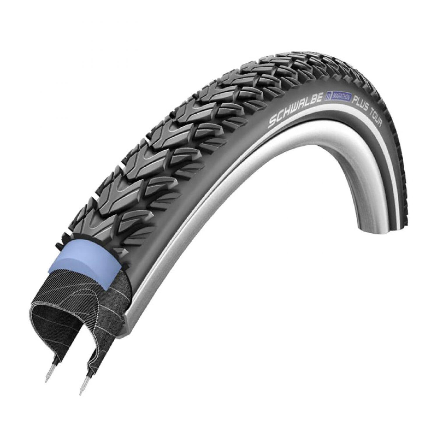 إطار Schwalbe Marathon PLUS TOUR Performance E - 50 50 - 559، أسود