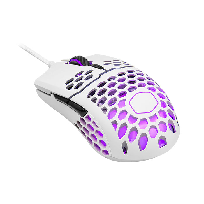 Cooler Master MM711 Wired Gaming Mouse, Matte White