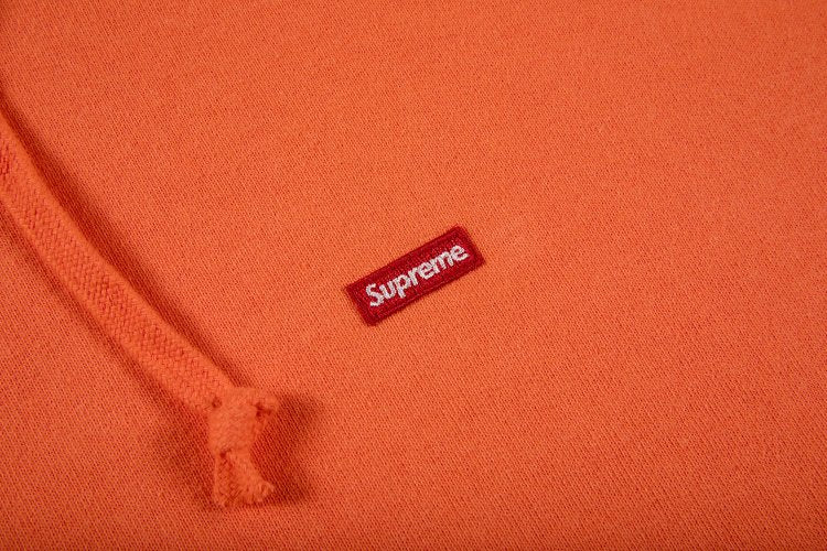 Supreme Small Box Hooded Sweatshirt 'Apricot', Orange