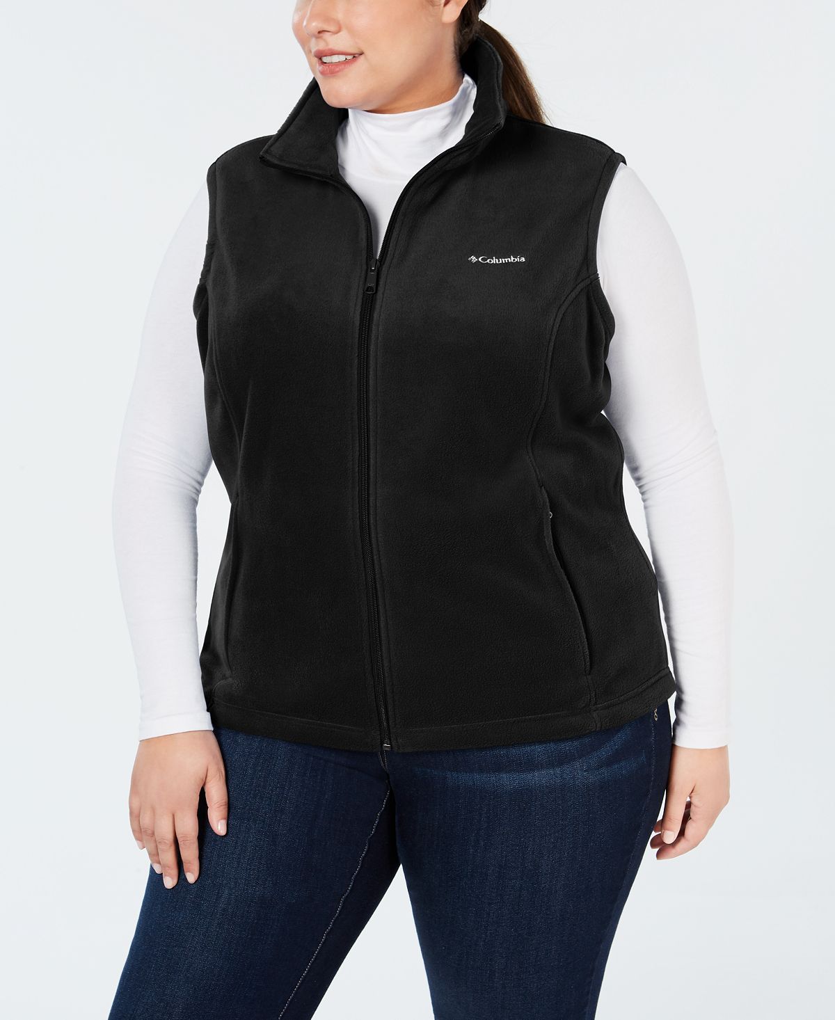 Plus Size Benton Springs Columbia Fleece Vest, Multi