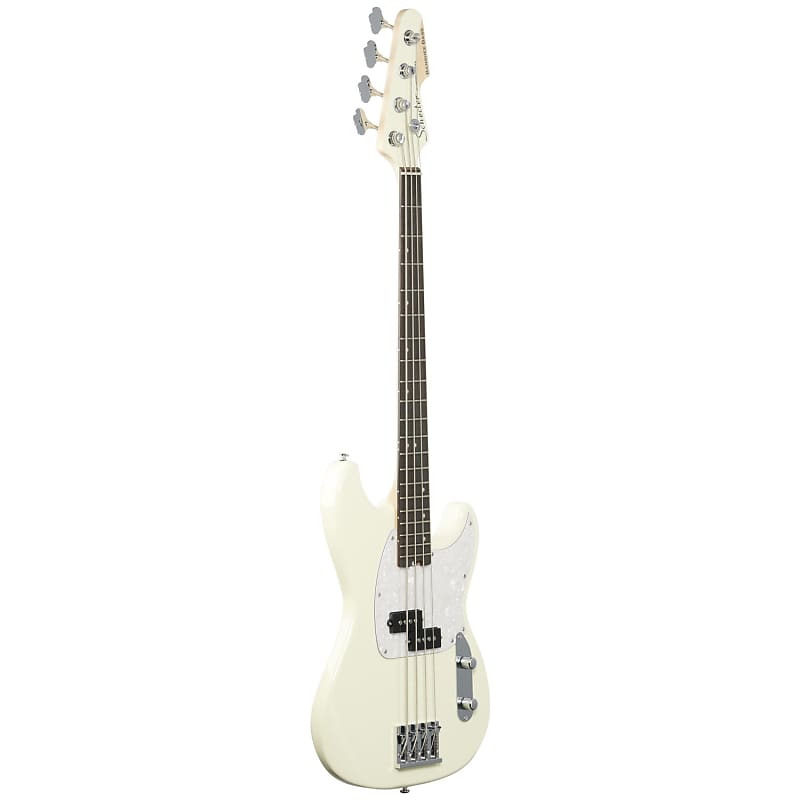 Schecter Banshee 4-String Short Scale Bass, Olympic White 1442