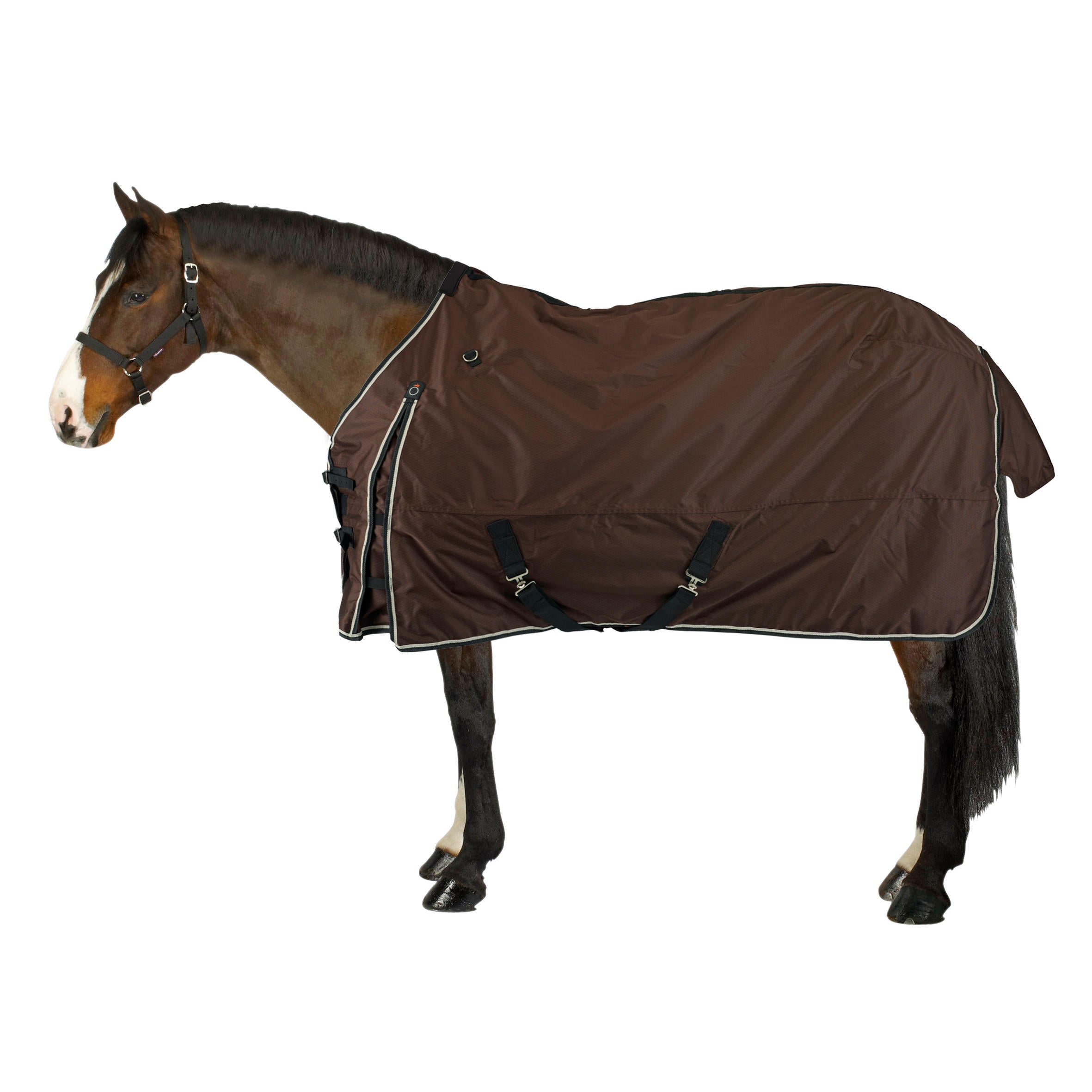 Fouganza ALLWeather Light horse blanket, brown