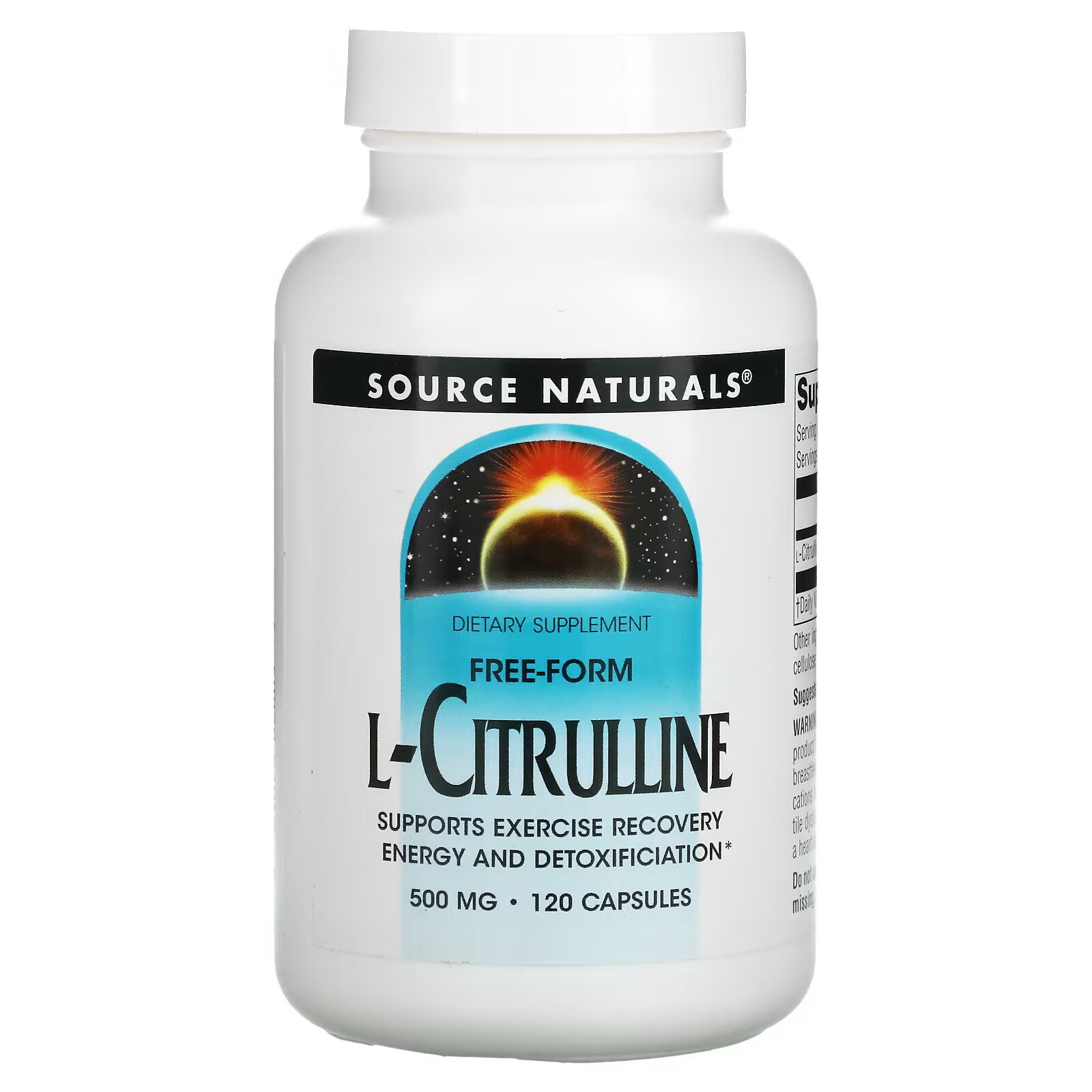 Source Naturals, L-Citrulline، 500 مجم، 120 كبسولة