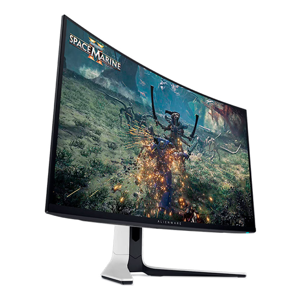 Alienware AW3225QF gaming monitor, 31.5", UHD 3840x2160, 240 Hz, QD-OLED, black-white