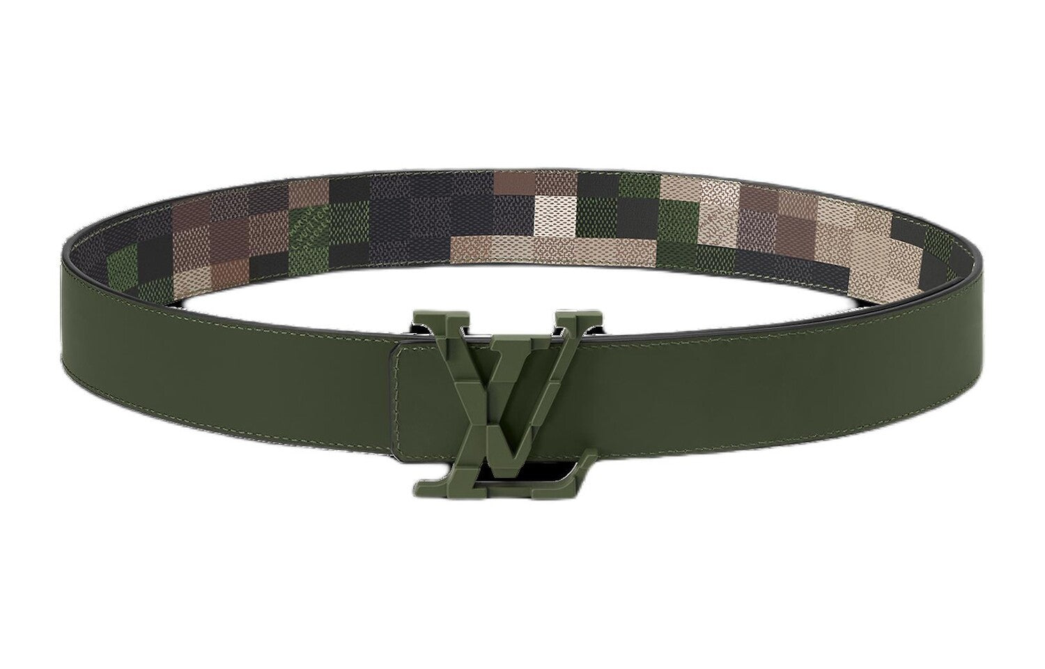 Louis Vuitton Men's Belt, Green