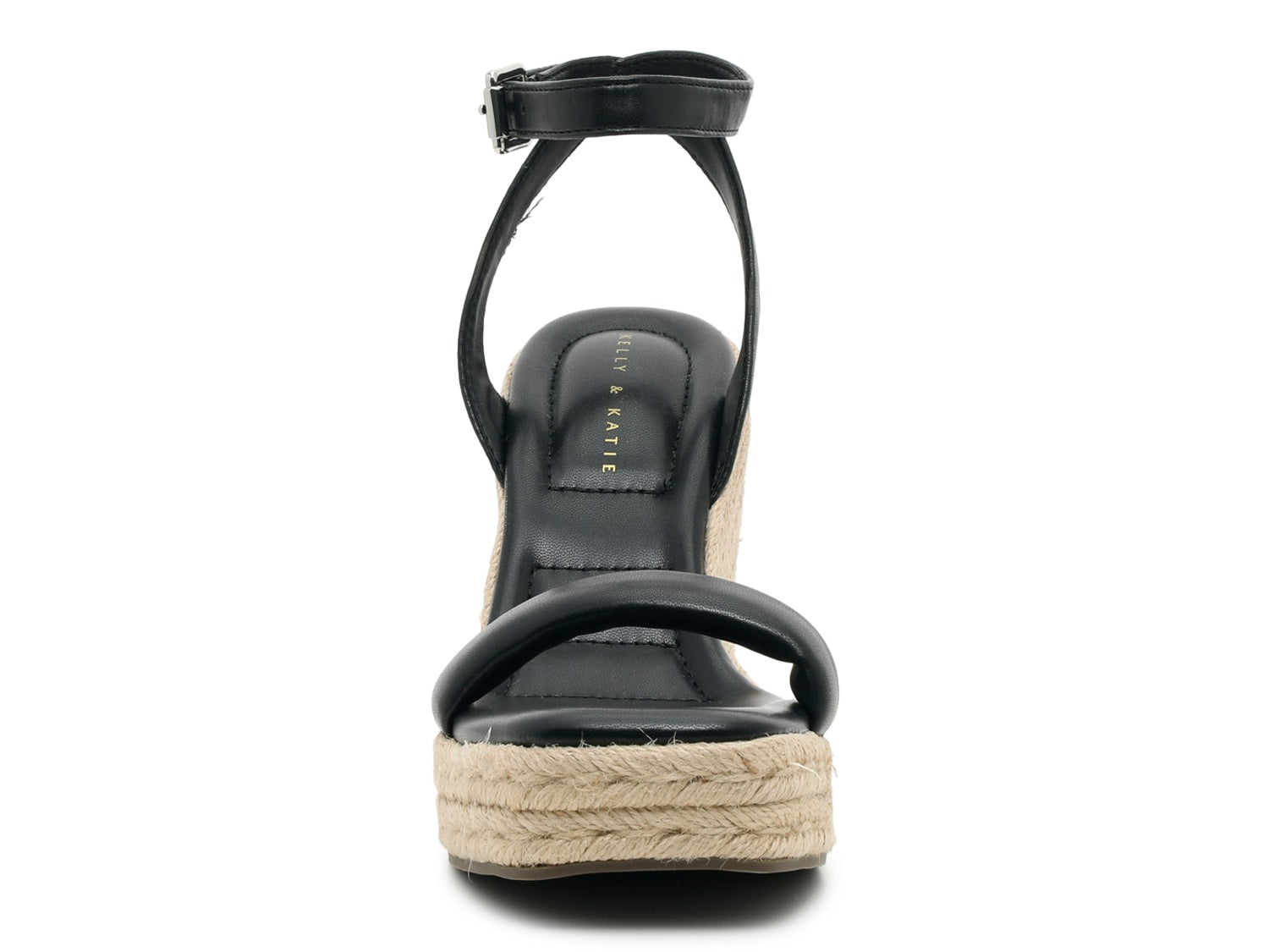 Kelly & Katie Wister Wedge Sandals, Black