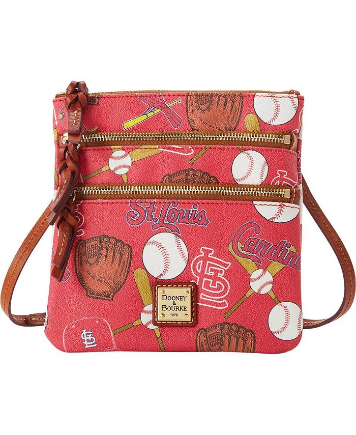 Women's shoulder bag St. Louis Cardinals Game Day Dooney & Bourke Triple Zip Red