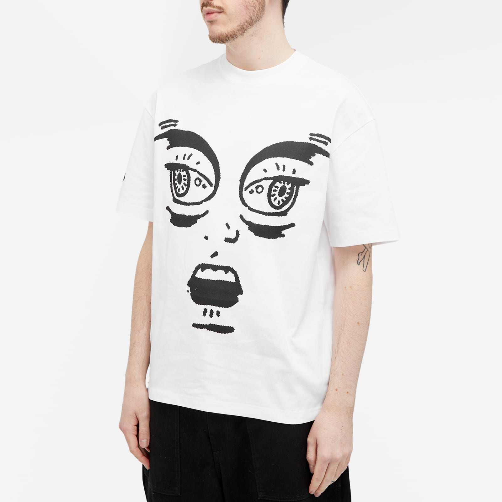 The Trilogy Tapes Face T-shirt, white