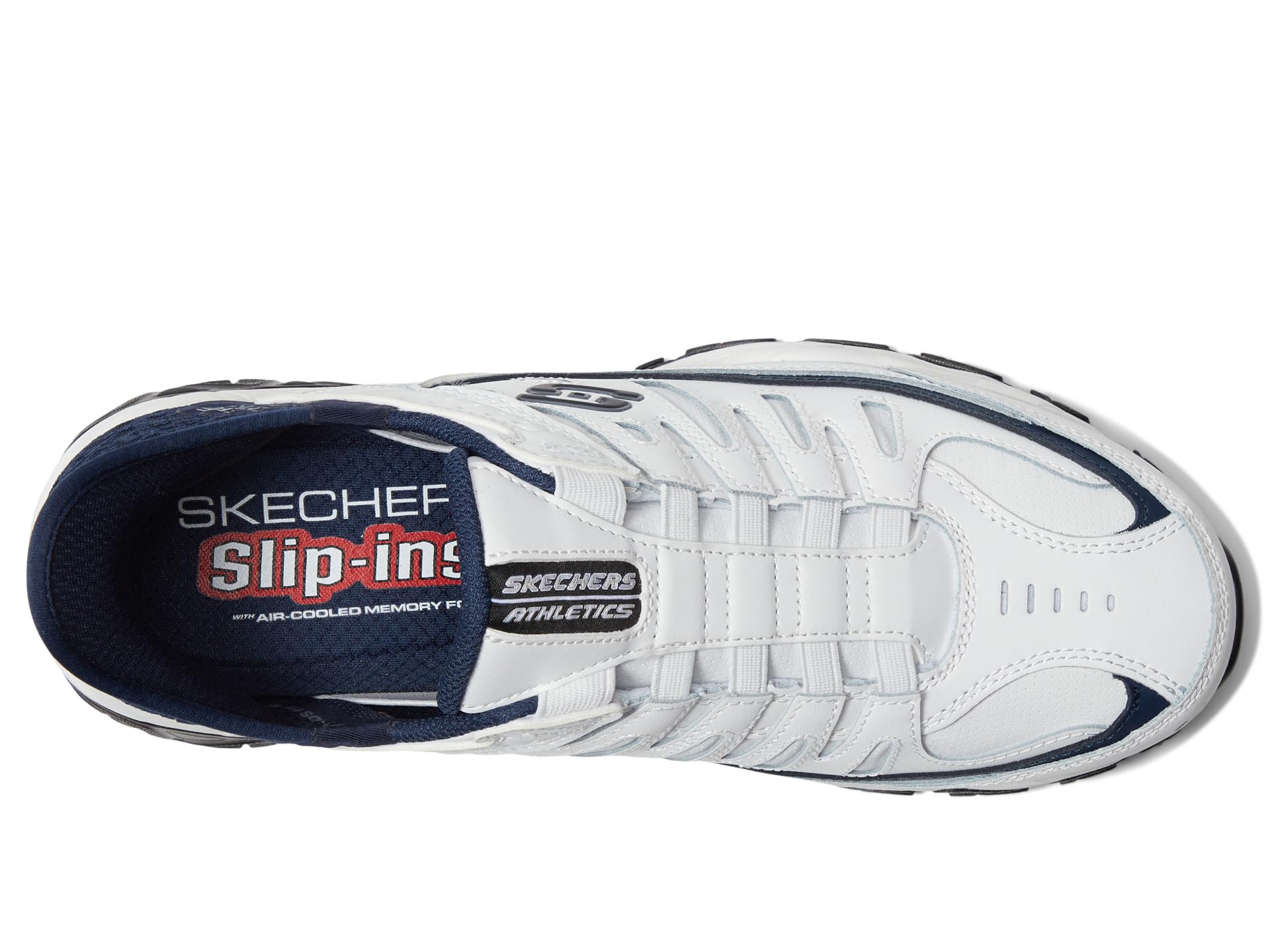 SKECHERS Afterburn M. Fit Grill Captain Hands Free Slip-Ins Sneakers, white/navy