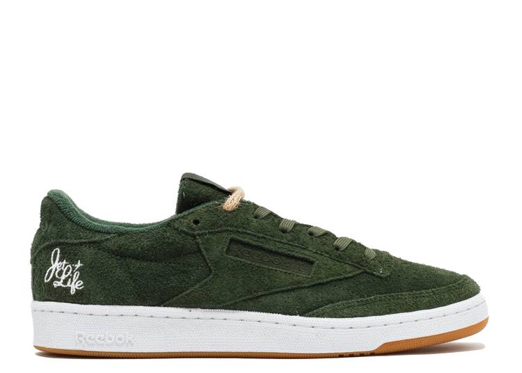 حذاء رياضي Reebok CURREN$YX CLUB C 85 'JET LIFE' باللون الأخضر