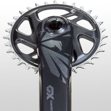 GX Eagle DUB Carbon Crankset - SRAM Boost, Lunar Gray