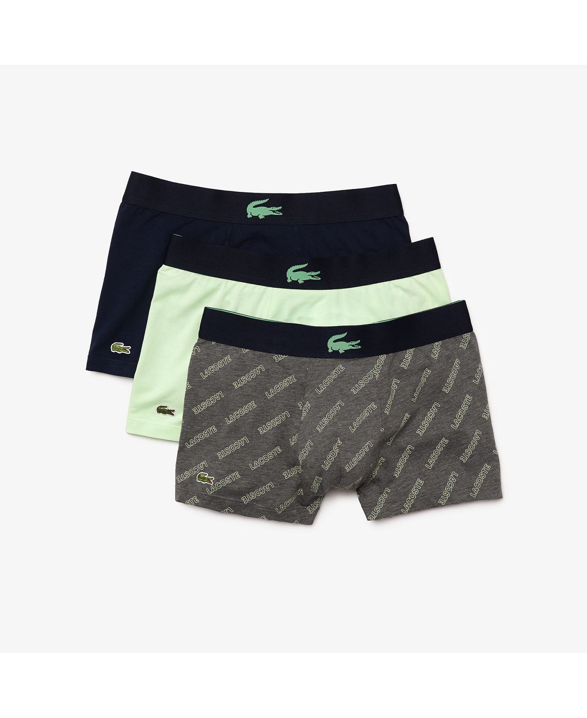 Men's swimming trunks with elastic waist, 3 pcs. Lacoste