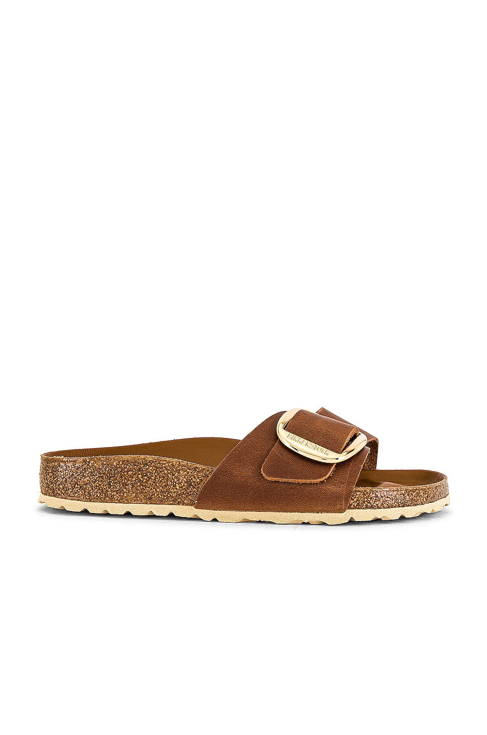 BIRKENSTOCK Madrid Big Buckle Sandals, Cognac