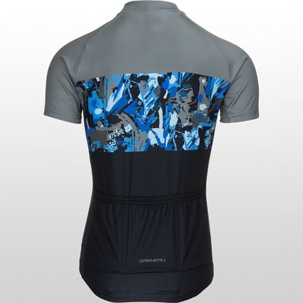 Jersey Equipe 2.0 men's Louis Garneau, Black/Grey Organic