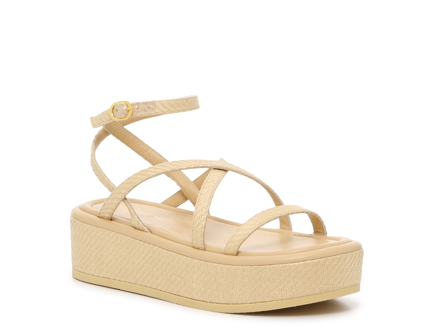 Stuart Weitzman Summerlift Platform Sandals, Tan