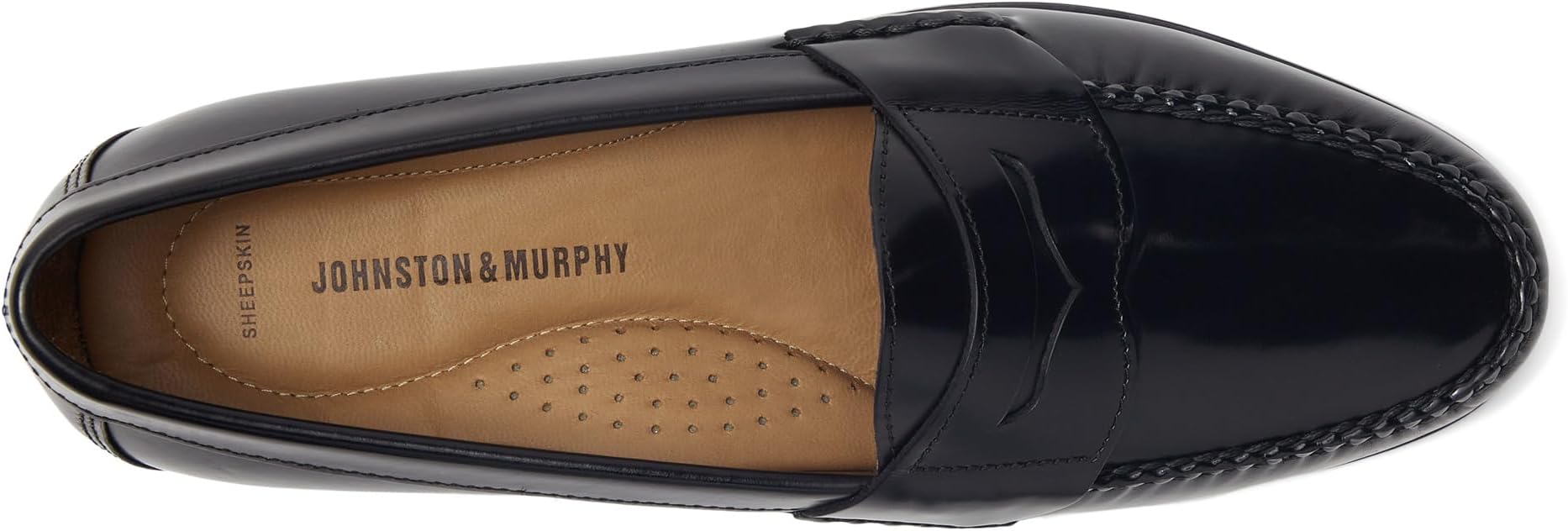 Hayes Penny Loafer Johnston & Murphy, black