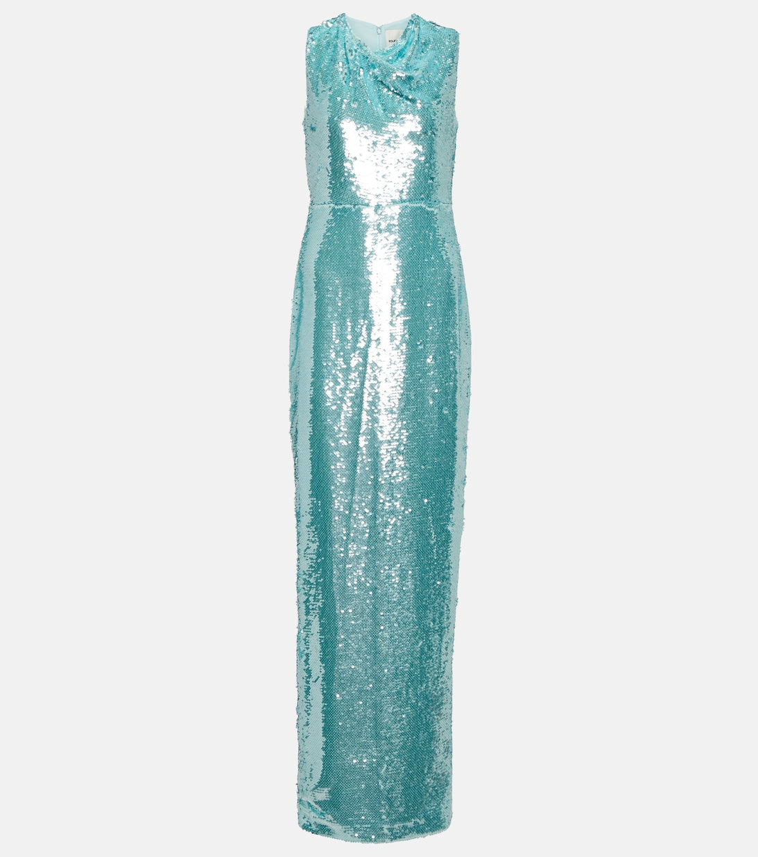 ROLAND MOURET sequin dress, blue