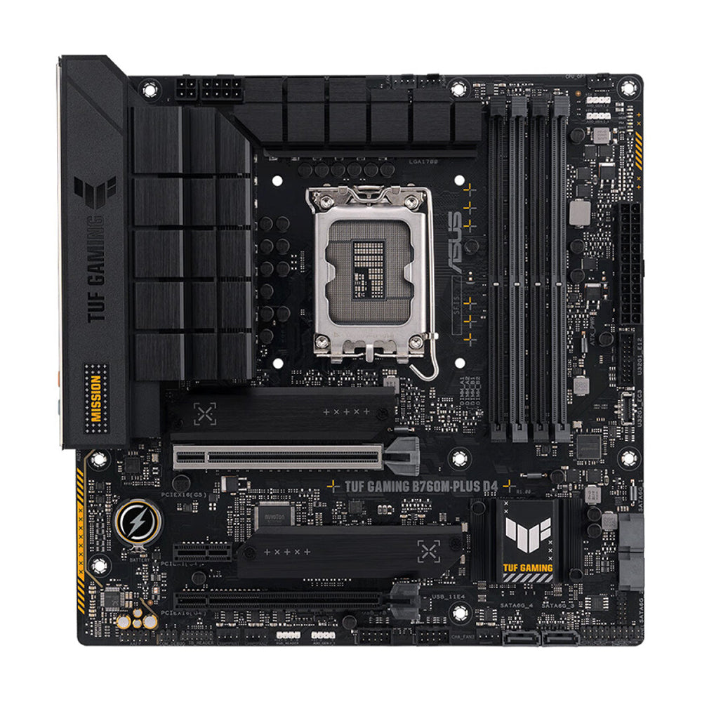 اللوحة الأم Asus TUF GAMING B760M-PLUS، LGA1700، DDR4