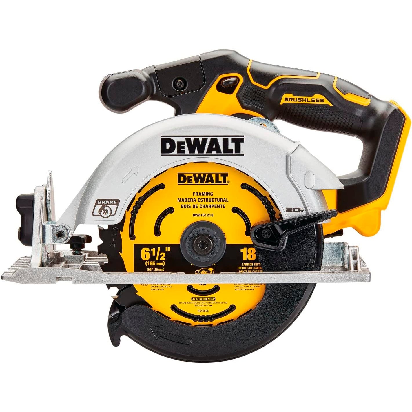 Circular saw DeWalt DCS565B 20 V (without battery)