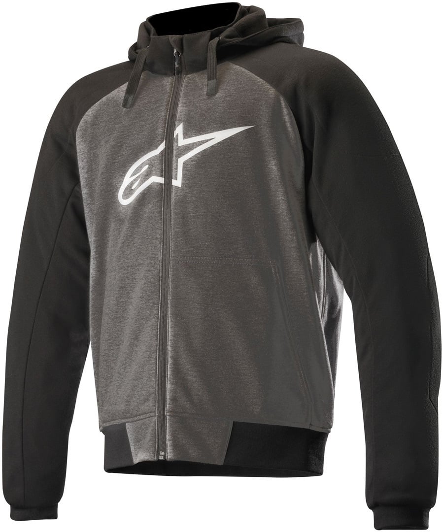 هودي Alpinestars Chrome Sport Motorcycle Hoodie، رمادي غامق