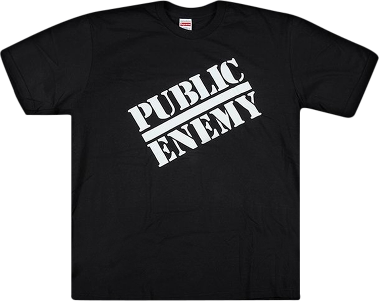 Supreme x Undercover x Public Enemy Blow Your Mind 'Black' T-Shirt, Black