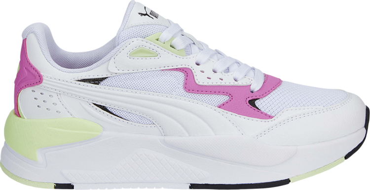 حذاء رياضي Puma X-Ray Speed ​​Jr White Mauve Pop باللون الأبيض